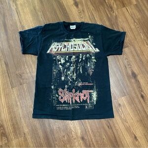 Hanes Heavyweight Slipknot Psychosocial  cotton t-shirt Size M